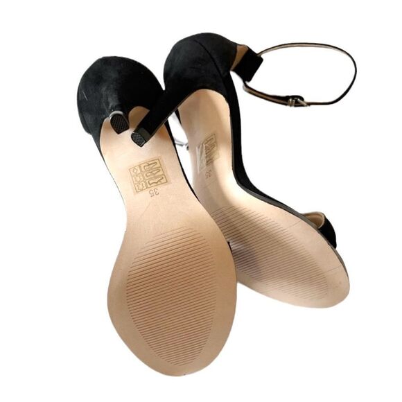 🔴2 for 130🔴 Mode Collective sandal heel Daria black suede, size 41, US 10 - Picture 8 of 15